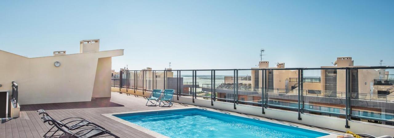 Sunset Home Olhao- Modern 3 Bed Luxury Apartment With Rooftop Pool Eksteriør billede