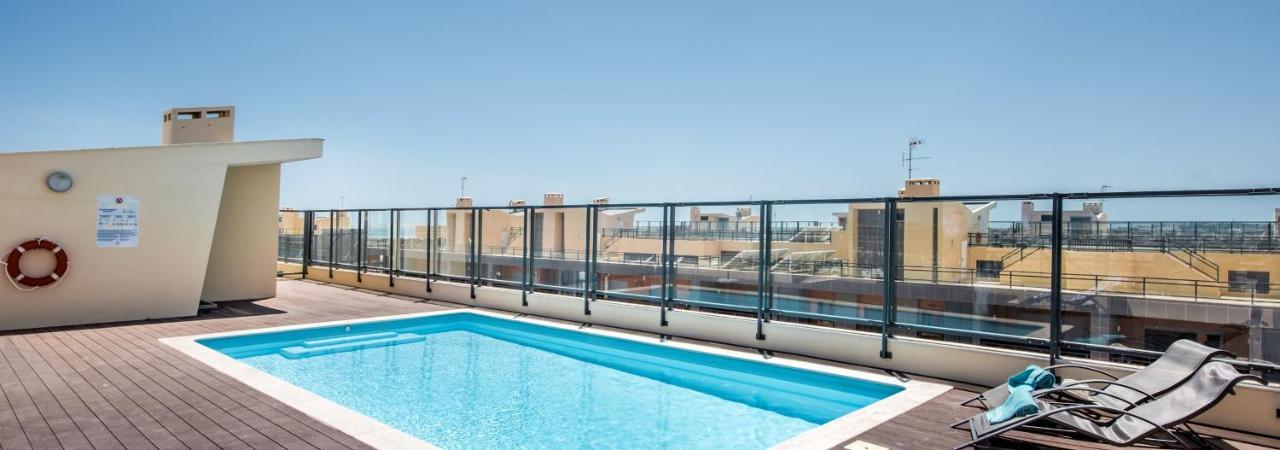 Sunset Home Olhao- Modern 3 Bed Luxury Apartment With Rooftop Pool Eksteriør billede